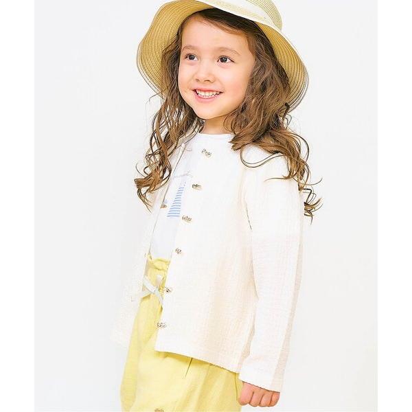 『セール実施中』ZOZO問い合わせ番号:92014269ショップ:F.O.Online Store，エフオーオンラインストアブランド:apres les cours，アプレレクール商品名:【UVカット/ジュニア対応】リボンボタンカーディガン...