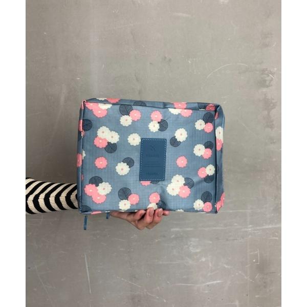 『タイムセール実施中』ZOZO問い合わせ番号:92015738ショップ:wears，ウェアーズブランド:Loco Ocean，ロコオーシャン商品名:【多機能】トラベルポーチ 花柄 ハンドル付き /  ファスナー開閉 マルチポーチカテゴリ:財...