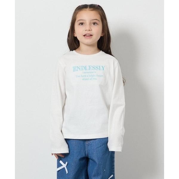 tシャツ 「安心の綿100％」「100-130」アソートロゴロンT キッズ 子供服 女の子