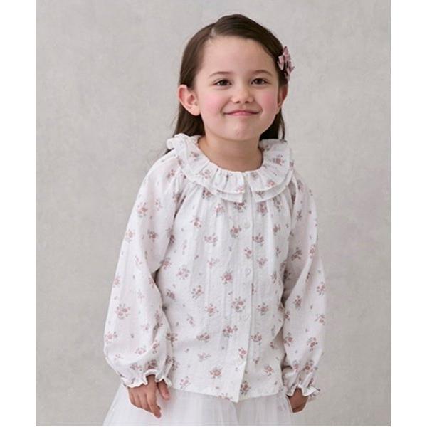 『セール実施中』ZOZO問い合わせ番号:92049272ショップ:petit main，プティマインブランド:petit main，プティマイン商品名:小花柄ブラウスカテゴリ:トップス>シャツ/ブラウスブランド品番:9651218素材...