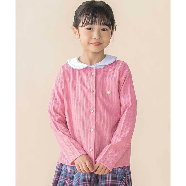 『タイムセール実施中』ZOZO問い合わせ番号:92049347ショップ:BEBE ONLINE STORE，ベベ オンラインストアブランド:BeBe Petits Pois Vert，ベベプチポワヴェール商品名:レーシーカットソー長袖カーデ...