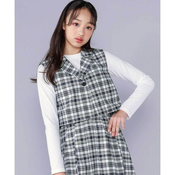 『タイムセール実施中』ZOZO問い合わせ番号:92049371ショップ:BEBE ONLINE STORE，ベベ オンラインストアブランド:ZIDDY，ジディ商品名:【 ニコ☆プチ 掲載 】ジレ＆ベーシックTシャツセット(130~160cm...