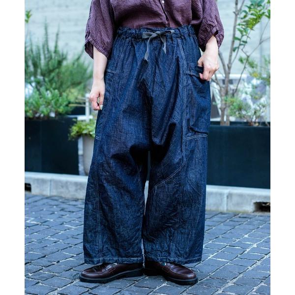 ジーンズ デニム デニムパンツ 「Brocante / ブロカント」 10ozデニム ポムパンツ レディース