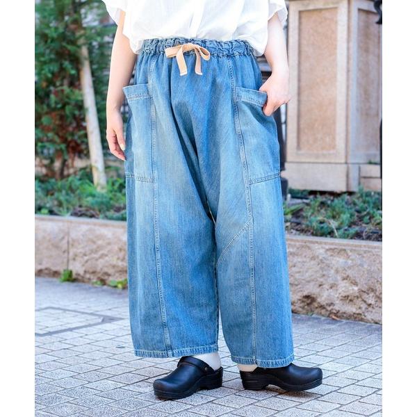 ジーンズ デニム デニムパンツ 「Brocante / ブロカント」 10ozデニム ポムパンツ レディース