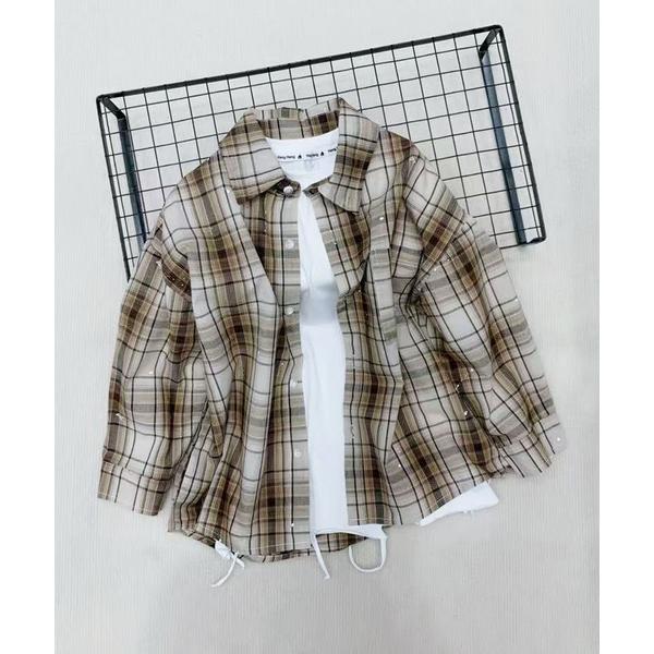 『タイムセール実施中』ZOZO問い合わせ番号:92056653ショップ:aimoha，アイモハブランド:aimoha，アイモハ商品名:【aimoha KIDS】キッズクラシックチェックシャツカテゴリ:トップス>シャツ/ブラウスブランド...