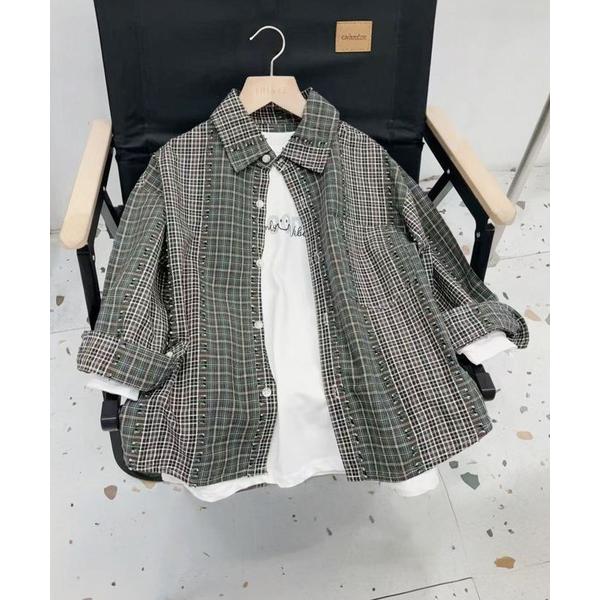 『タイムセール実施中』ZOZO問い合わせ番号:92056835ショップ:aimoha，アイモハブランド:aimoha，アイモハ商品名:【aimoha KIDS】カジュアルチェックシャツカテゴリ:トップス>シャツ/ブラウスブランド品番:...