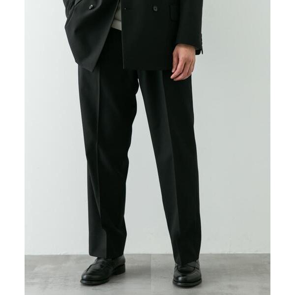 スラックス 「イージーケア」LIFE STYLE TAILOR　ストレッチオックス2タックパンツ メンズ