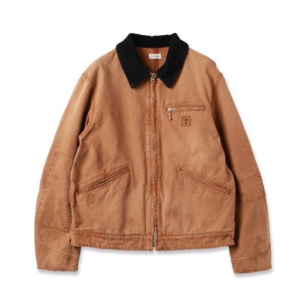 ブルゾン アウター DUCK DAMAGE ZIP JACKET メンズ レディース