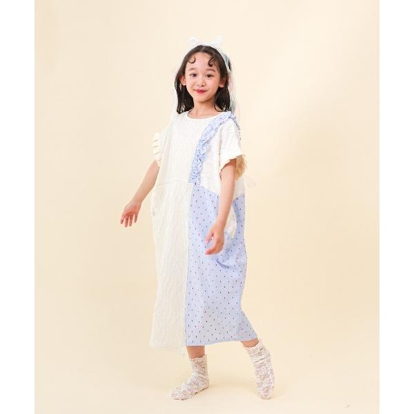 ワンピース 切替えドルマンワンピース キッズ 子供服 女の子