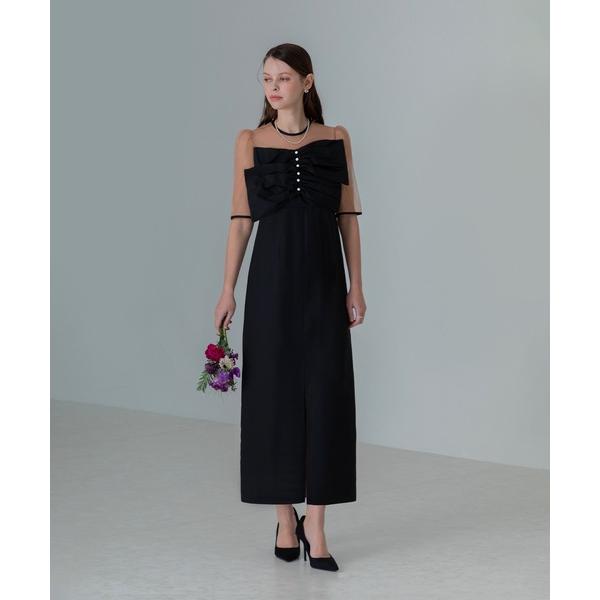 『セール実施中』ZOZO問い合わせ番号:92216586ショップ:Leja，レジャブランド:Leja，レジャ商品名:【LEJA】フロントプリーツシアースリーブIラインドレスワンピース美脚効果結婚式 パーティードレス 成人式 二次会 同窓会 ...