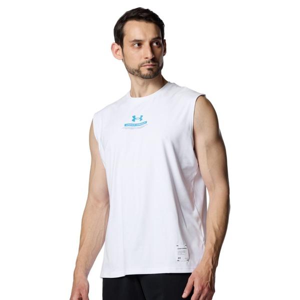 tシャツ アンダーアーマー  UAモチベート グラフィック ロングスリーブ Tシャツ メンズ