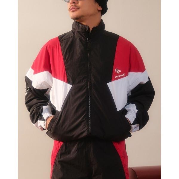 ZOZO問い合わせ番号:92218372ショップ:#Re:room，リルームブランド:#Re:room，リルーム商品名:ナイロンビッグトラックジャケットカテゴリ:ジャケット/アウター>セットアップブランド品番:REJ136素材:表地：...