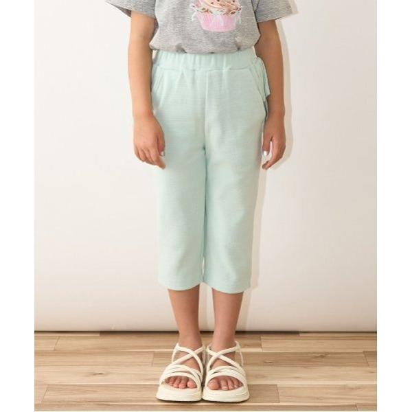 『セール実施中』ZOZO問い合わせ番号:92219942ショップ:petit main，プティマインブランド:Lycee mine，リセマイン，petit main，プティマイン商品名:【ともパン】バックフリル7分丈カプリパンツカテゴリ:パ...