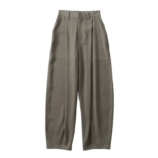 パンツ big tuck curve pants(ビッグタックカーブパンツ) レディース