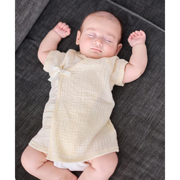 『タイムセール実施中』※このアイテムは返品・交換対象外商品です。ZOZO問い合わせ番号:92221153ショップ:cross marche，クロスマルシェブランド:Rosemadame，ローズマダム商品名:ダブルガーゼ短肌着カテゴリ:ママ＆...