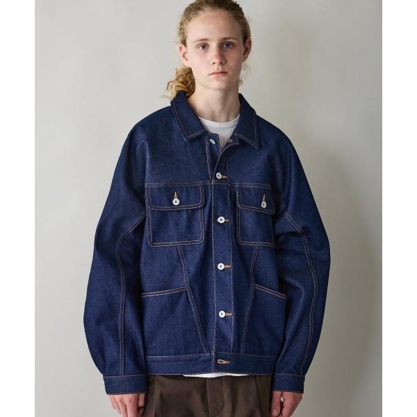 デニムジャケット gジャン rehacer : Reverie Denim Jacket / レヴァリエ リジット デニムジャケット メンズ レディース
