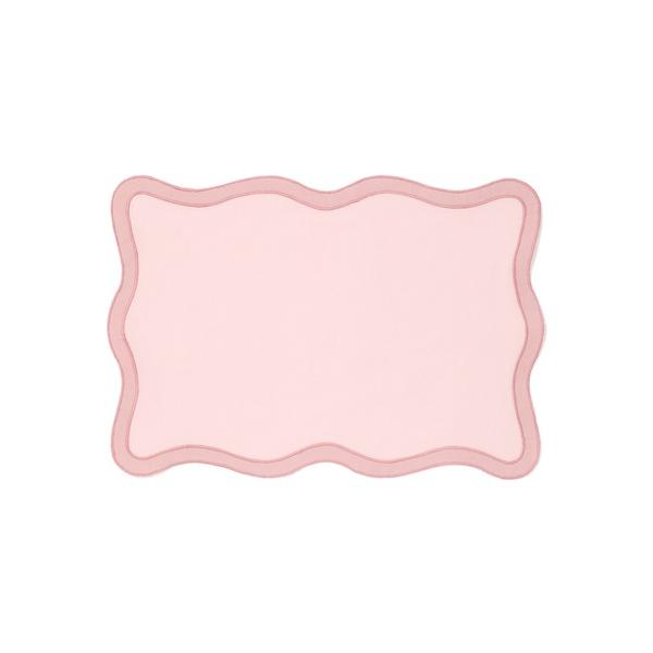 ZOZO問い合わせ番号:92255670ショップ:Francfranc，フランフランブランド:Francfranc，フランフラン商品名:バイカラー ウェーブ ランチマット ピンク×ピンクカテゴリ:食器/キッチン>ランチョンマット/テー...