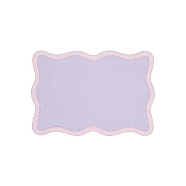 ZOZO問い合わせ番号:92255672ショップ:Francfranc，フランフランブランド:Francfranc，フランフラン商品名:バイカラー ウェーブ ランチマット パープル×ピンクカテゴリ:食器/キッチン>ランチョンマット/テ...