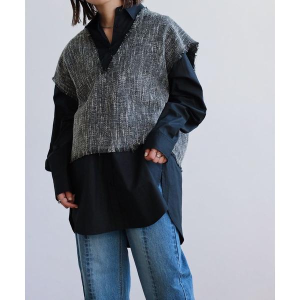 『セール実施中』参考価格：7，700円発売時期：2022年11月コンディション：C（やや使用感あり）使用感があり、やや気になる傷や汚れがあるアイテム全体的：色あせ、汚れ参考商品名：ツイードベストSET参考品番：180274【商品に関する注意...