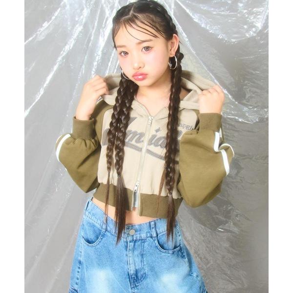 ZOZO問い合わせ番号:92351908ショップ:ANAP，アナップブランド:ANAP GiRL，アナップガール商品名:ダブルジップ ジャージ パーカーカテゴリ:トップス>ジャージブランド品番:914-7607素材:本体/綿50%、ポ...