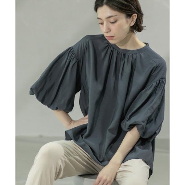 ブラウス シャツ バルーンスリーブブラウス「洗濯機洗い可」 レディース