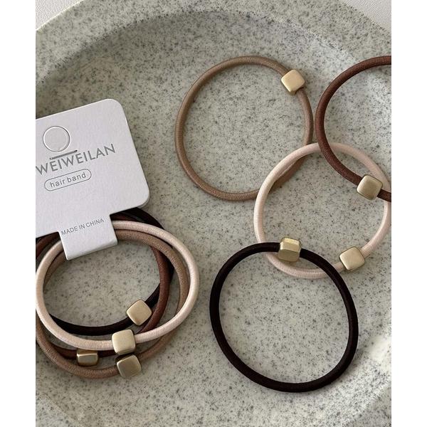 『タイムセール実施中』ZOZO問い合わせ番号:92388739ショップ:Doula Doula，ドゥーラドゥーラブランド:Bifrost，ビフレスト商品名:ゴールドミニパーツ付きヘアゴム 4本セットカテゴリ:ヘアアクセサリー>ヘアゴム...