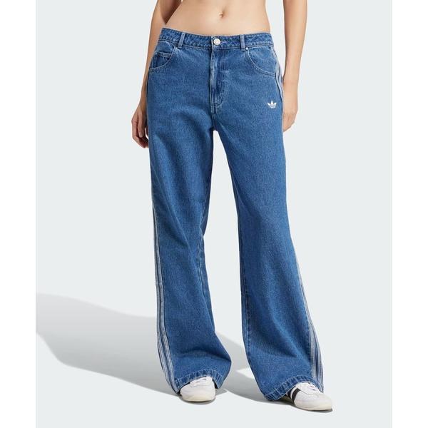 ZOZO問い合わせ番号:92425376ショップ:adidas，アディダスブランド:adidas，アディダス，adidas Originals，アディダスオリジナルス商品名:アディカラー デニム スリーストライプス トラックパンツ / アデ...