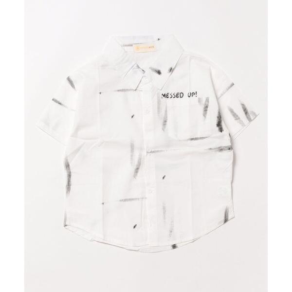 『タイムセール実施中』ZOZO問い合わせ番号:92426846ショップ:aimoha，アイモハブランド:aimoha，アイモハ商品名:【aimoha KIDS】デザインプリントキッズシャツカテゴリ:トップス>シャツ/ブラウスブランド品...