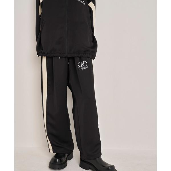 パンツ 「Nora Lily」Wide Straight Line Track Pants メンズ レディース