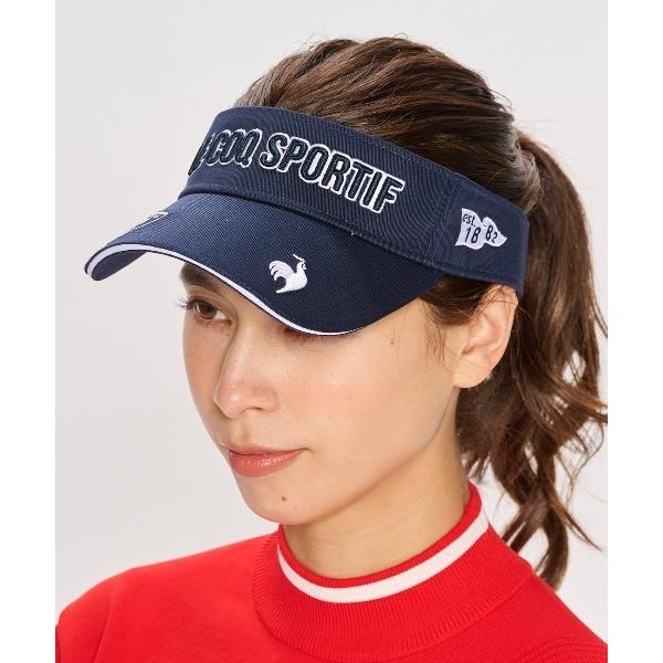 『タイムセール実施中』ZOZO問い合わせ番号:92467772ショップ:DESCENTE STORE GOLF，デサントストアゴルフブランド:le coq sportif GOLF，ルコックスポルティフゴルフ商品名:定番ロゴサンバイザーカテ...