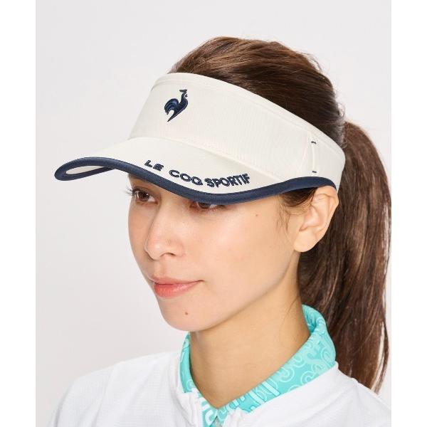 『タイムセール実施中』ZOZO問い合わせ番号:92467775ショップ:DESCENTE STORE GOLF，デサントストアゴルフブランド:le coq sportif GOLF，ルコックスポルティフゴルフ商品名:イヤーカーブサンバイザー...