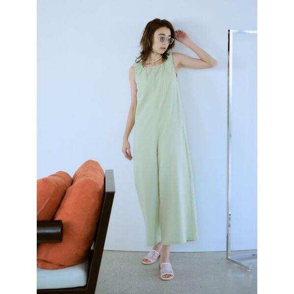 『タイムセール実施中』ZOZO問い合わせ番号:92468617ショップ:Ungrid，アングリッドブランド:Ungrid，アングリッド商品名:スクエアネックギャザーデザインロンパースカテゴリ:オールインワン・サロペット>つなぎ/オール...