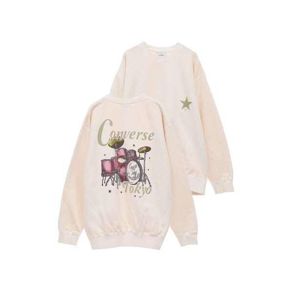 トレーナー スウェット PIGMENT DYE DRUM LOGO SWEAT レディース メンズ