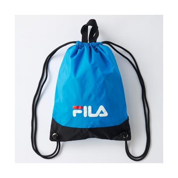 ZOZO問い合わせ番号:92564701ショップ:Karlas，カルラスブランド:FILA，フィラ，Karlas，カルラス商品名:FILA フィラ ナップザック 開閉簡単 ブランド ロゴ ベーシック スポーツバッグ プールバッグ 巾着バッグ...