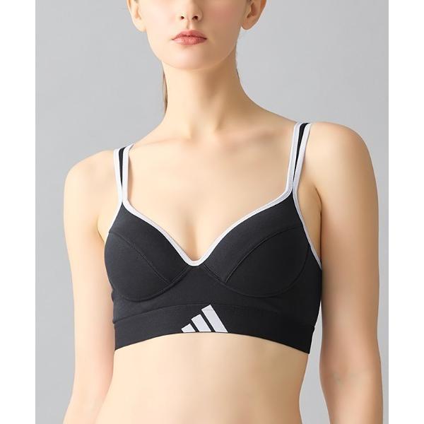 スポーツブラ adidas/アディダス スポーツブラ モールドカップで胸元キレイ 吸汗速乾