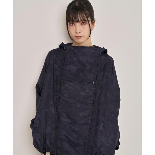 ナイロンジャケット 「Nora Lily」Shadow Camouflage Pattern Blouson メンズ レディース