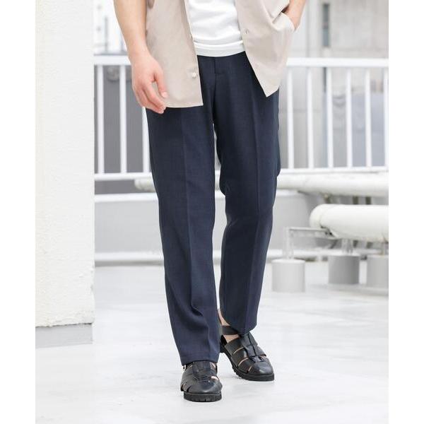 パンツ 「WEB限定」「セットアップ対応」パナマ風ストレートパンツ メンズ