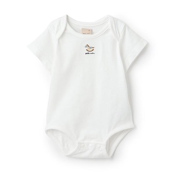 『セール実施中』※このアイテムは返品・交換対象外商品です。ZOZO問い合わせ番号:92700746ショップ:petit main，プティマインブランド:petit main，プティマイン商品名:【GOODPRICE】半袖ロンパースカテゴリ:...