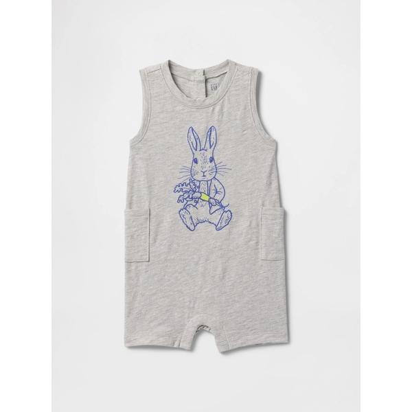 『セール実施中』※このアイテムは返品・交換対象外商品です。ZOZO問い合わせ番号:92732967ショップ:GAP，ギャップブランド:GAP，ギャップ商品名:ピーターラビット(TM) ポケットショートオール (ベビー)カテゴリ:ママ＆ベビー...
