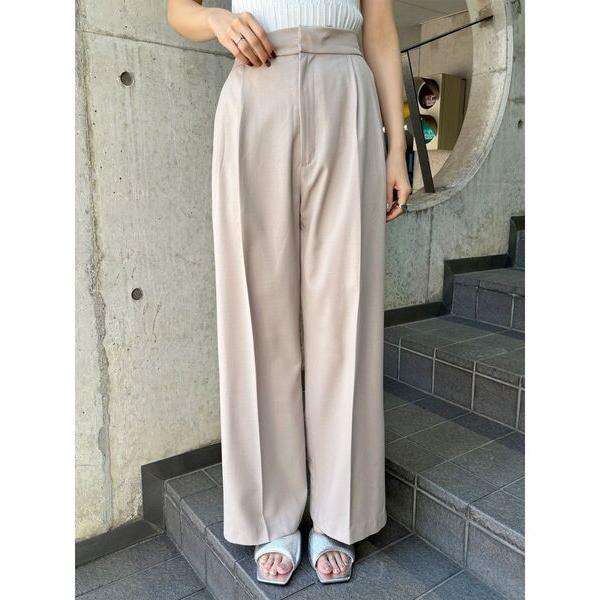 ワイドパンツ パンツ 「セットアップ対応」サイドタックワイドパンツ レディース