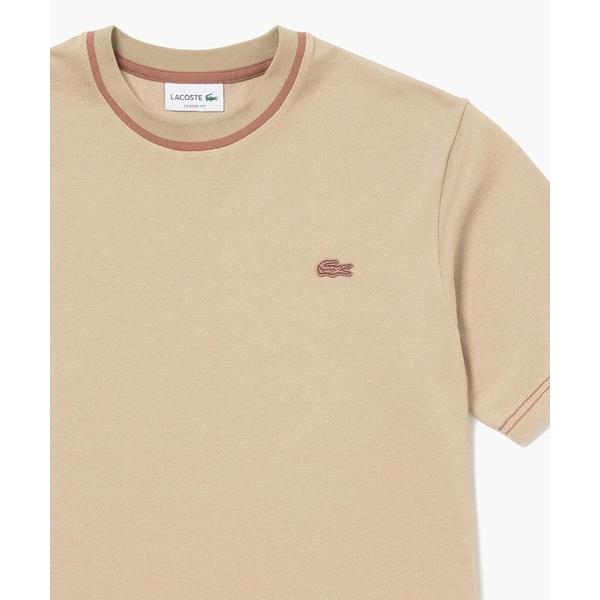 tシャツ スリーブネームパッチ鹿の子地Tシャツ メンズ レディース