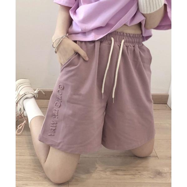 『タイムセール実施中』ZOZO問い合わせ番号:92807451ショップ:Lace Ladies，レースレディースブランド:Lace Ladies，レースレディース商品名:ロゴ入り スウェット リラックス ショート パンツカテゴリ:パンツ&g...