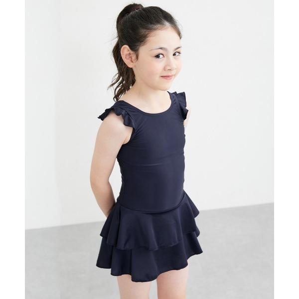 『タイムセール実施中』※このアイテムは返品・交換対象外商品です。ZOZO問い合わせ番号:92842243ショップ:nissen，ニッセンブランド:QUNTSTYLE，キュントスタイル商品名:【スクール水着 UVカット】フリルチュニックワンピ...