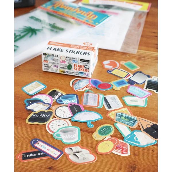 ZOZO問い合わせ番号:92874933ショップ:niko and...，ニコアンドブランド:niko and...，ニコアンド商品名:オリジナル 箱フレークシールカテゴリ:雑貨/ホビー>ステッカー/テープブランド品番:292308素...