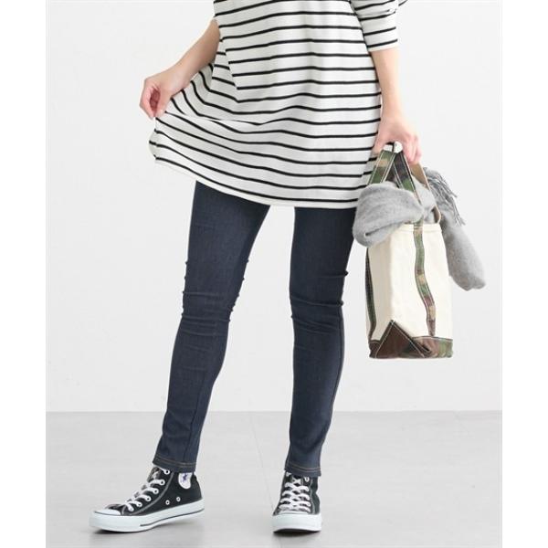 ZOZO問い合わせ番号:92908341ショップ:nissen，ニッセンブランド:QUNTSTYLE，キュントスタイル商品名:【マタニティウエア】デニムニットマタニティレギンス（ウエスト調節可）（産前・産後）カテゴリ:ママ＆ベビー>マ...