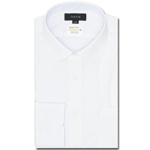 ZOZO問い合わせ番号:92908596ショップ:TAKA-Q，タカキューブランド:TAKA-Q，タカキュー商品名:【形態安定 吸水速乾】タカキュー ワイドカラー ビジネスドレス 長袖シャツカテゴリ:トップス>ビジネスシャツブランド品...