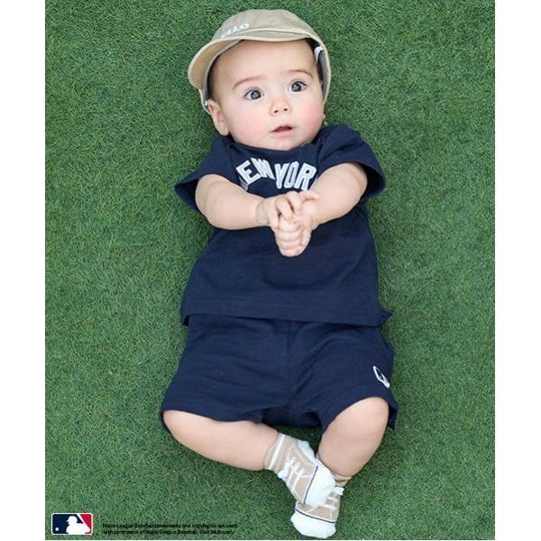 ベビー 「MLB」カットソーセットアップ