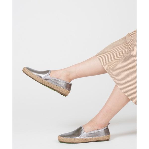 スリッポン Gum Leather Metallic レディース メンズ