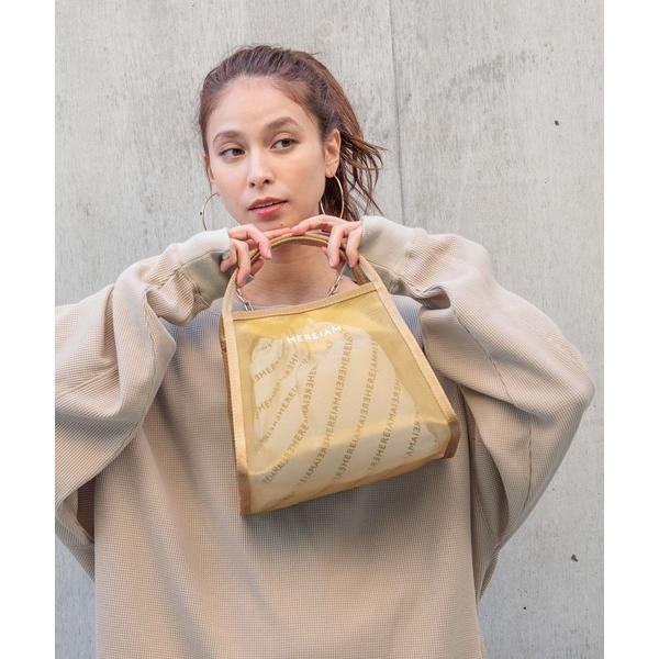ハンドバッグ 「HEREIAM」ミラロゴライナーミニBAG