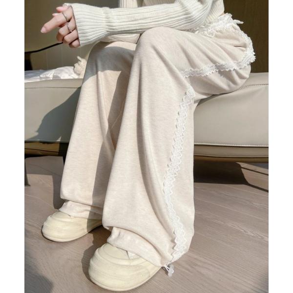 『タイムセール実施中』ZOZO問い合わせ番号:93045028ショップ:me Jane，ミージェーンブランド:Riff，リフ，meJane，ミージェーン商品名:レーススウェットパンツカテゴリ:パンツ>スウェットパンツブランド品番:11...